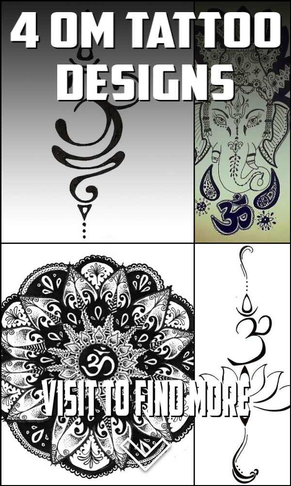 4 Om Tattoo Designs