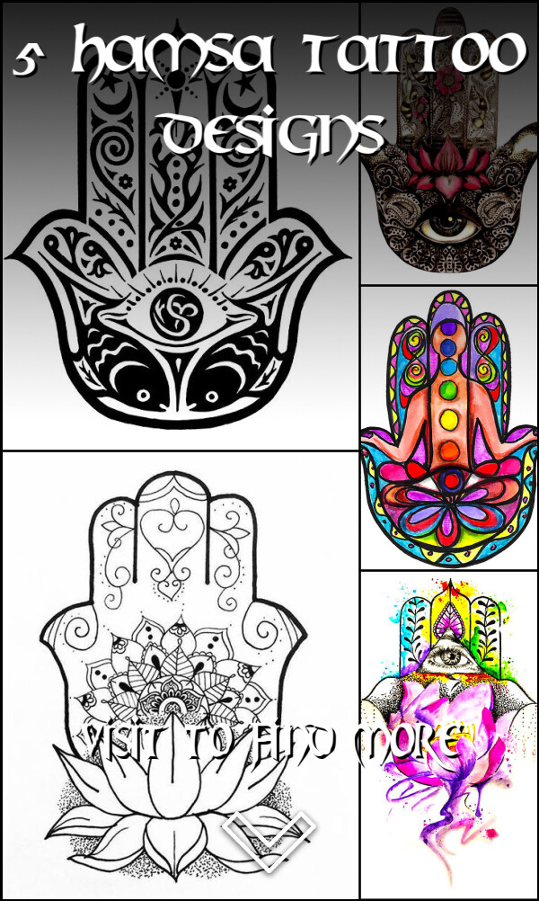 5 Hamsa Tattoo Designs