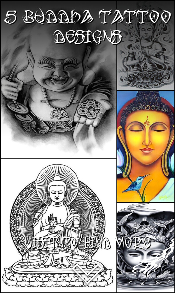 5 Buddha Tattoo Designs