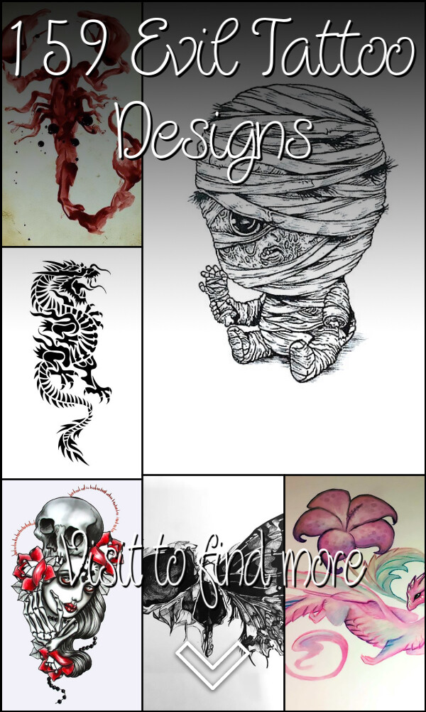 159 Evil Tattoo Designs