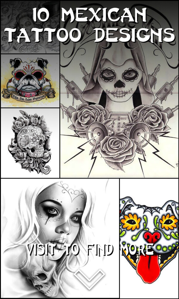 10 Mexican Tattoo Designs