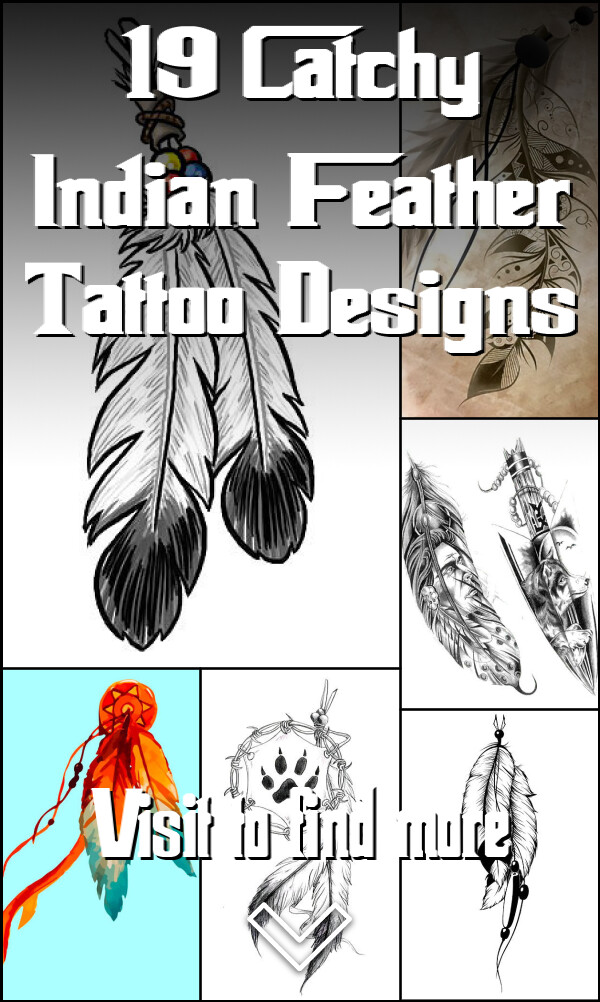 19 Catchy Indian Feather Tattoo Designs