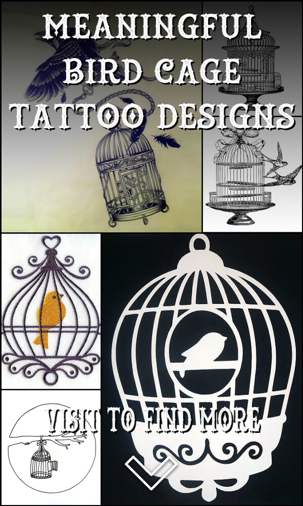 19 Meaningful Bird Cage Tattoo Designs