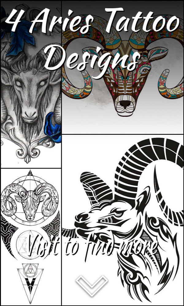 4 Aries Tattoo Designs