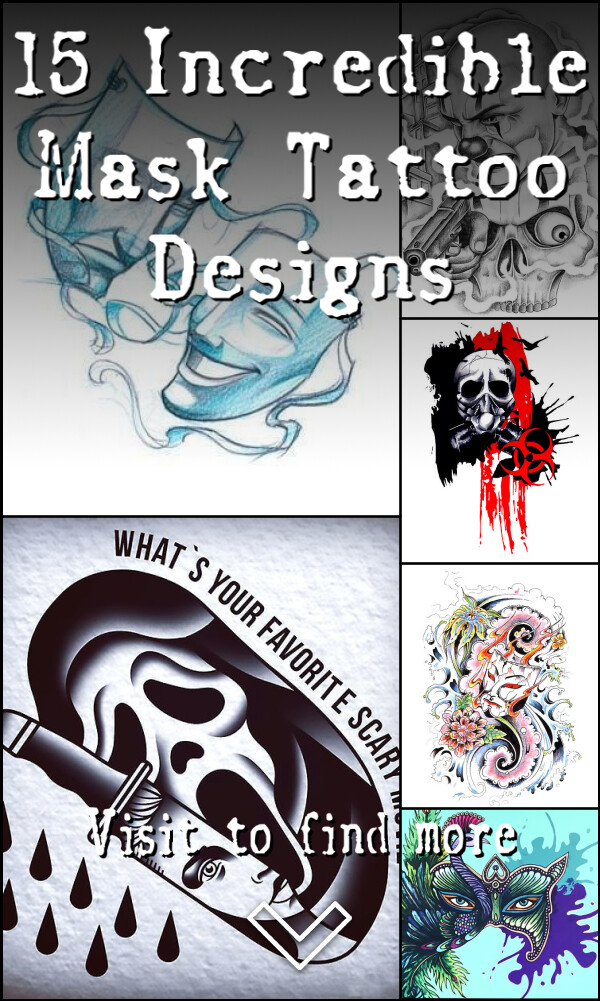 15 Incredible Mask Tattoo Designs
