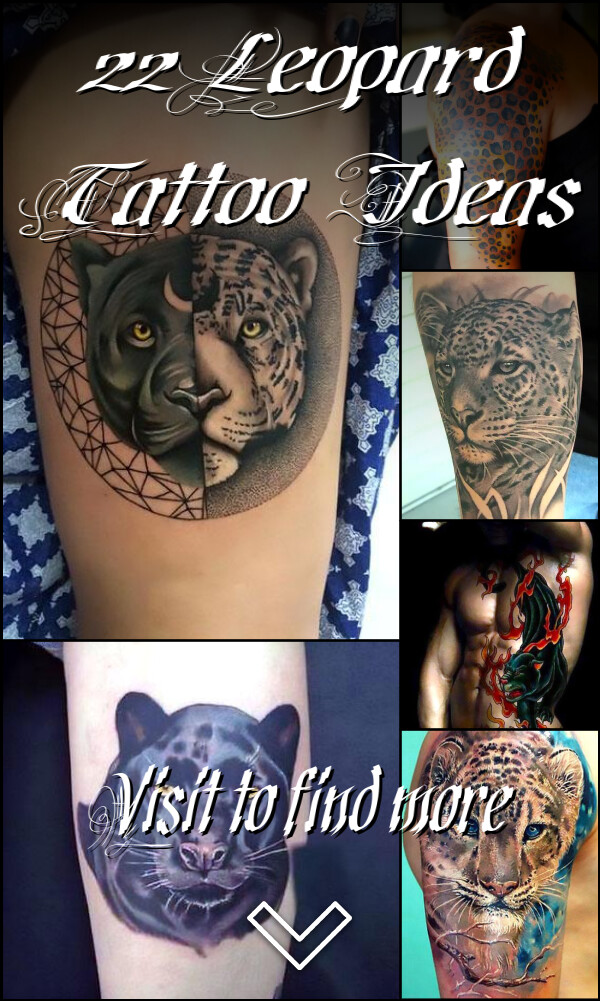 22 Leopard Tattoo Ideas