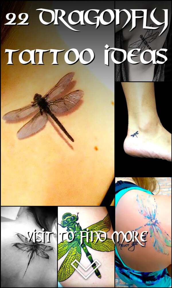 22 Dragonfly Tattoo Ideas