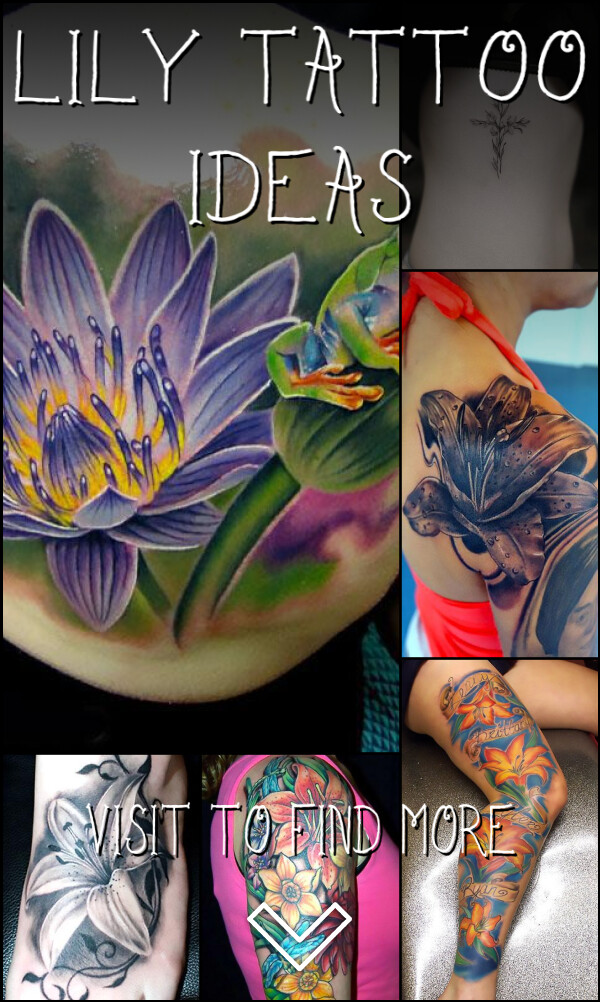 7 Lily Tattoo Ideas