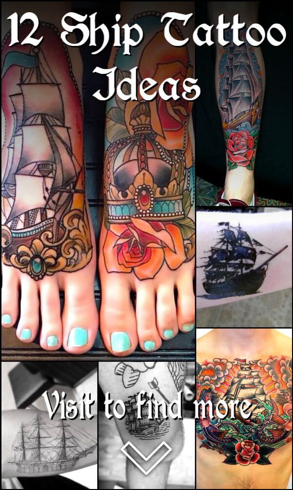 12 Ship Tattoo Ideas