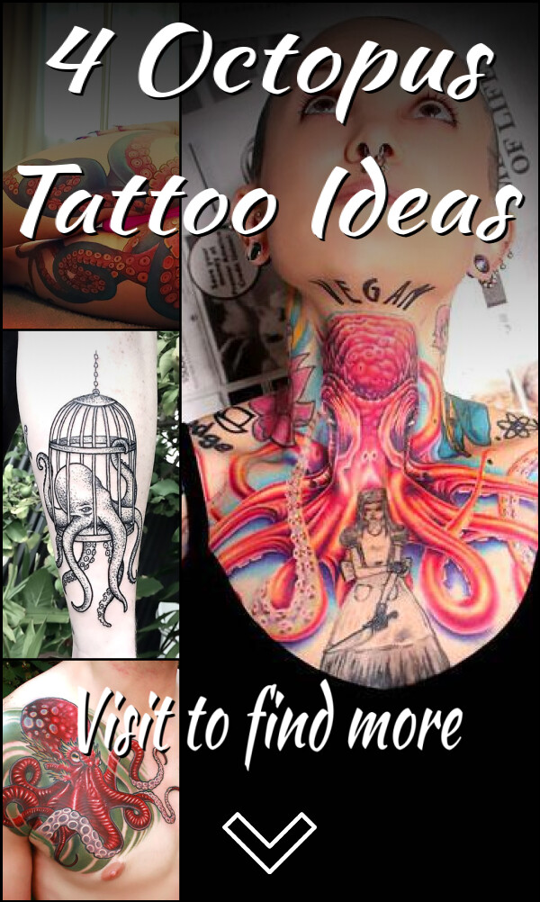 4 Octopus Tattoo Ideas