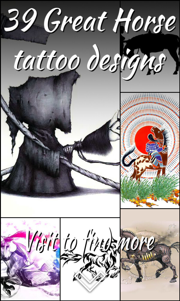 39 Great Horse tattoo designs