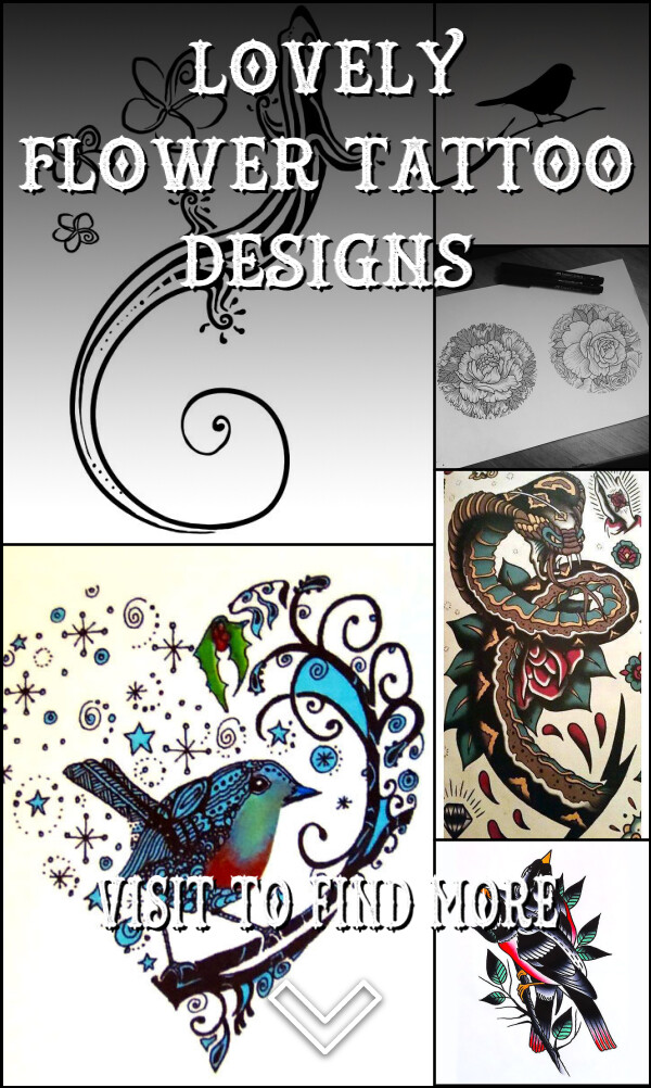 160 Lovely Flower Tattoo Designs