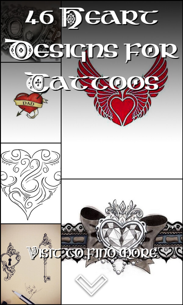 46 Heart Designs for Tattoos 