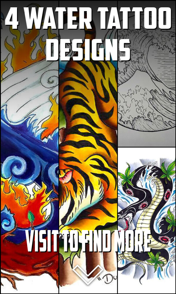 4 Water Tattoo Designs