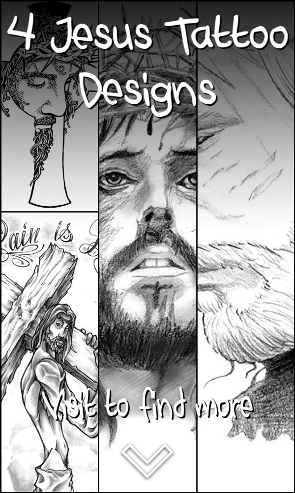 4 Jesus Tattoo Designs