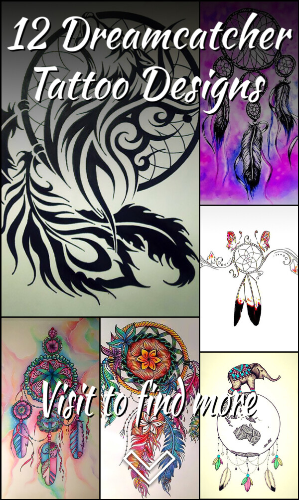 12 Dreamcatcher Tattoo Designs