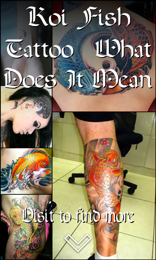 Koi Fish Tattoo: What Does It Mean?