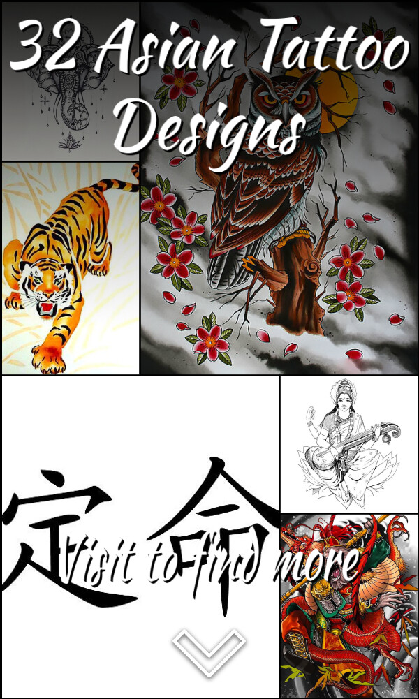 32 Asian Tattoo Designs