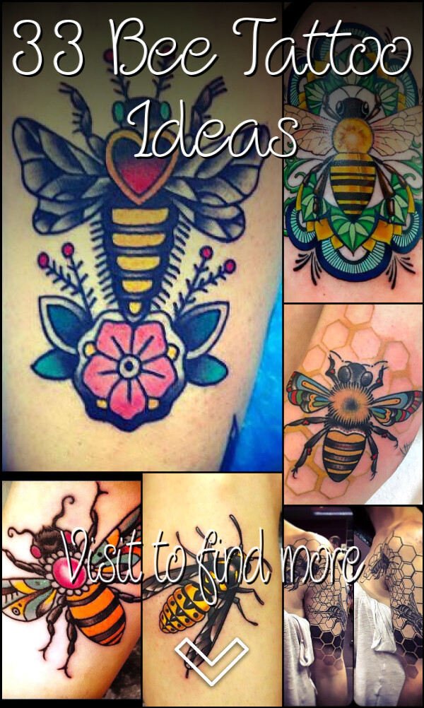 33 Bee Tattoo Ideas