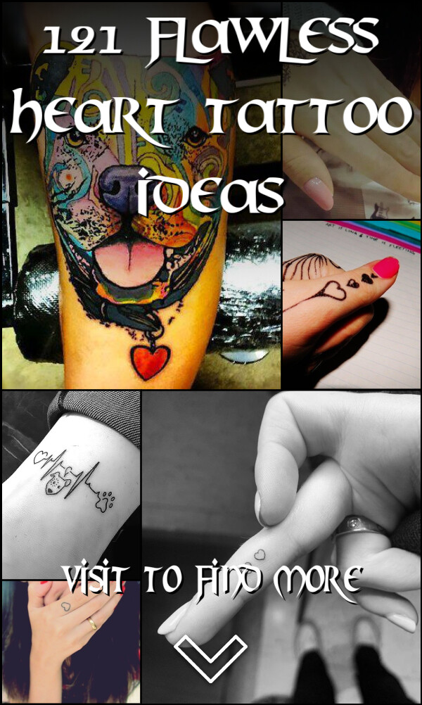 121 Flawless Heart Tattoo Ideas 