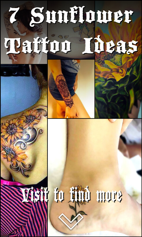 7 Sunflower Tattoo Ideas