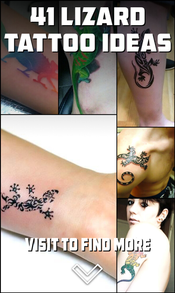 41 Lizard Tattoo Ideas