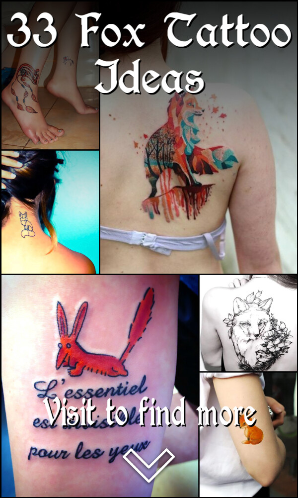 33 Fox Tattoo Ideas