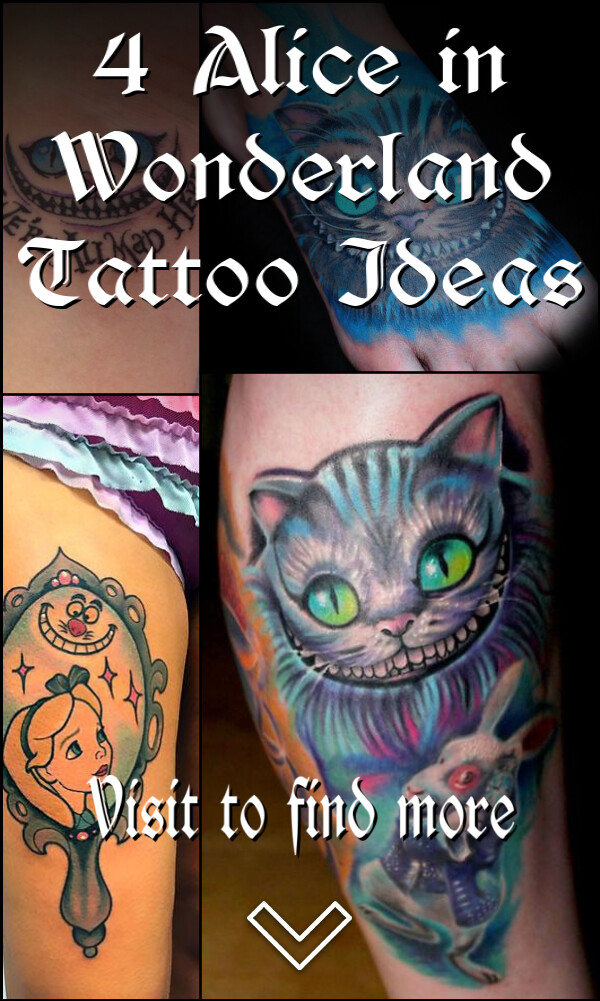 4 Alice in Wonderland Tattoo Ideas