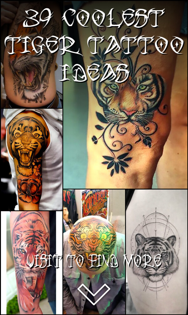39 Coolest Tiger tattoo ideas