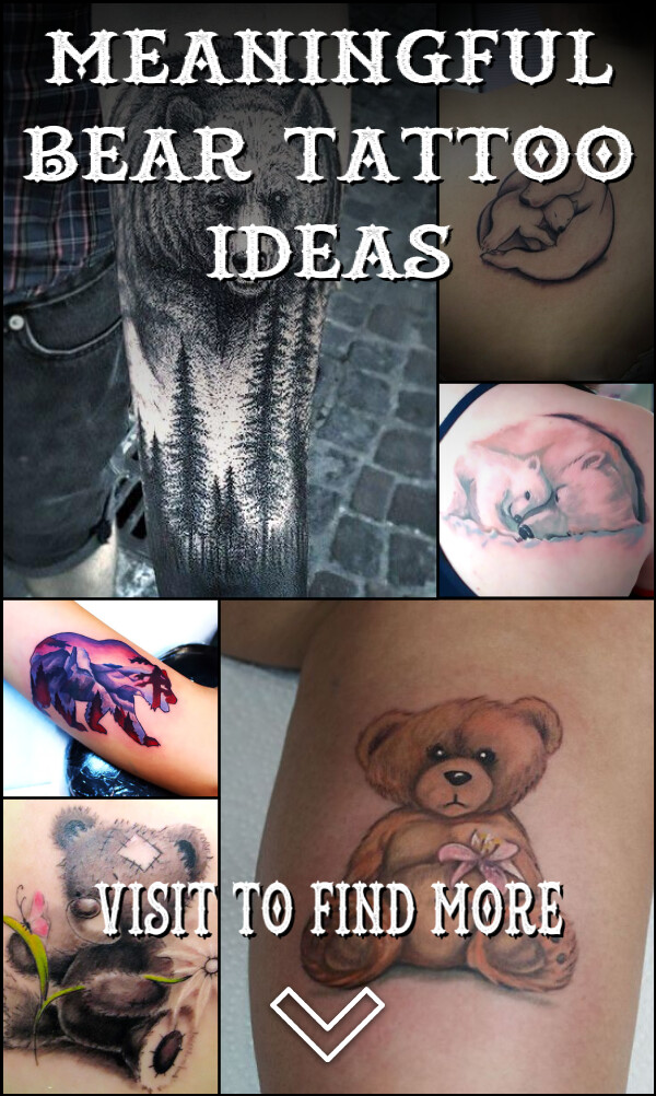 78 Meaningful Bear Tattoo Ideas