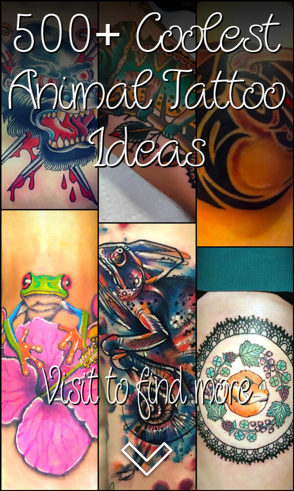 500+ Coolest Animal Tattoo Ideas