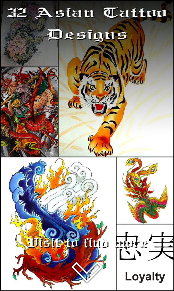 32 Asian Tattoo Designs