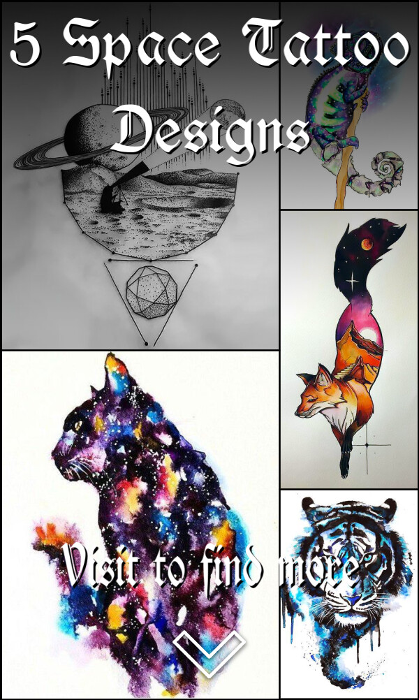 5 Space Tattoo Designs