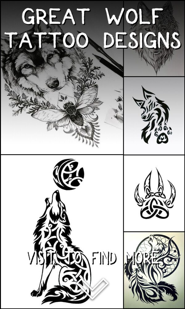 29 Great Wolf Tattoo Designs