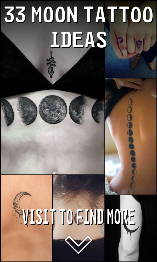33 Moon Tattoo Ideas
