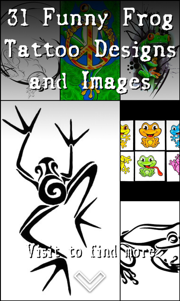 31 Funny Frog Tattoo Designs and Images