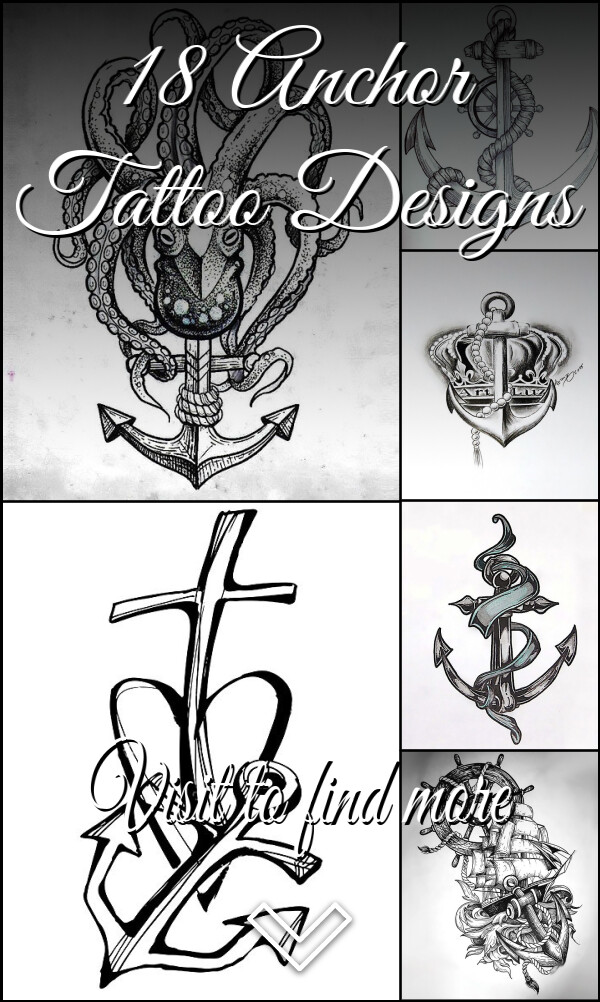 18 Anchor Tattoo Designs