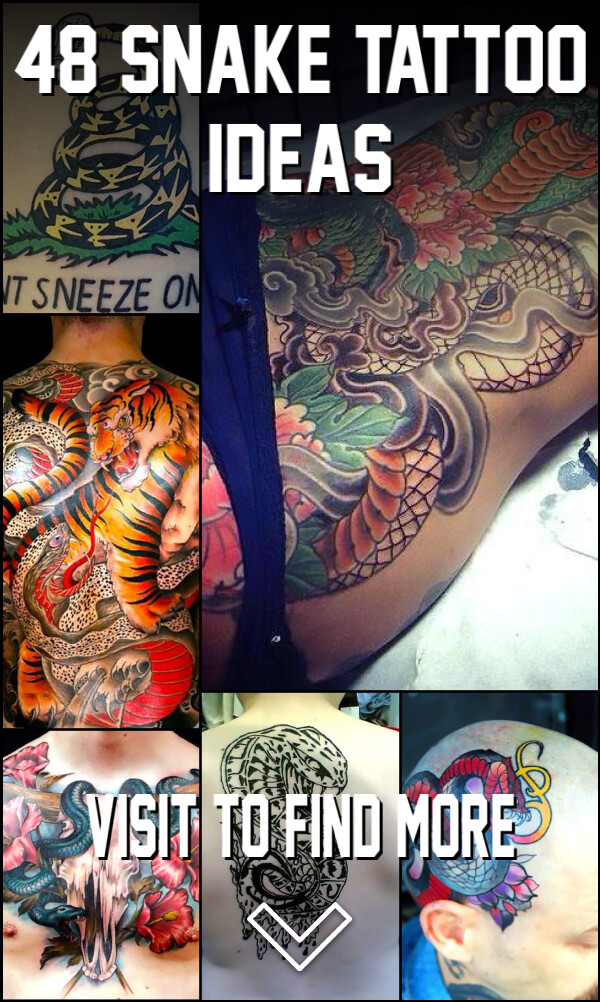 48 Snake Tattoo Ideas