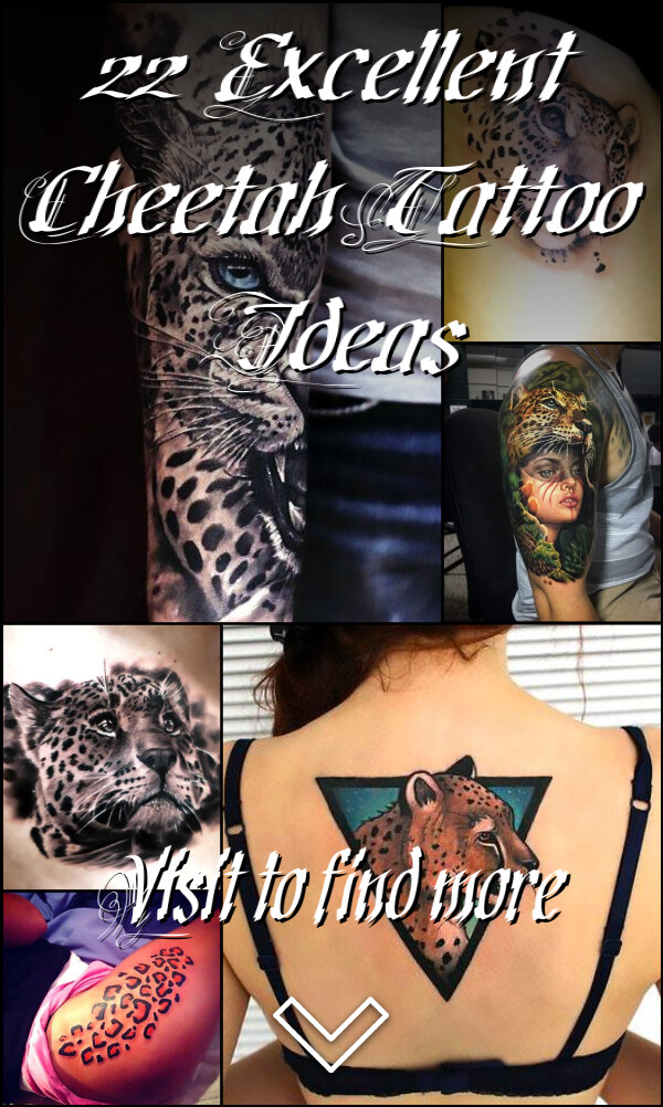 22 Excellent Cheetah Tattoo Ideas