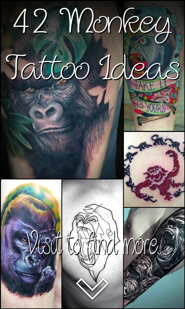 42 Monkey Tattoo Ideas
