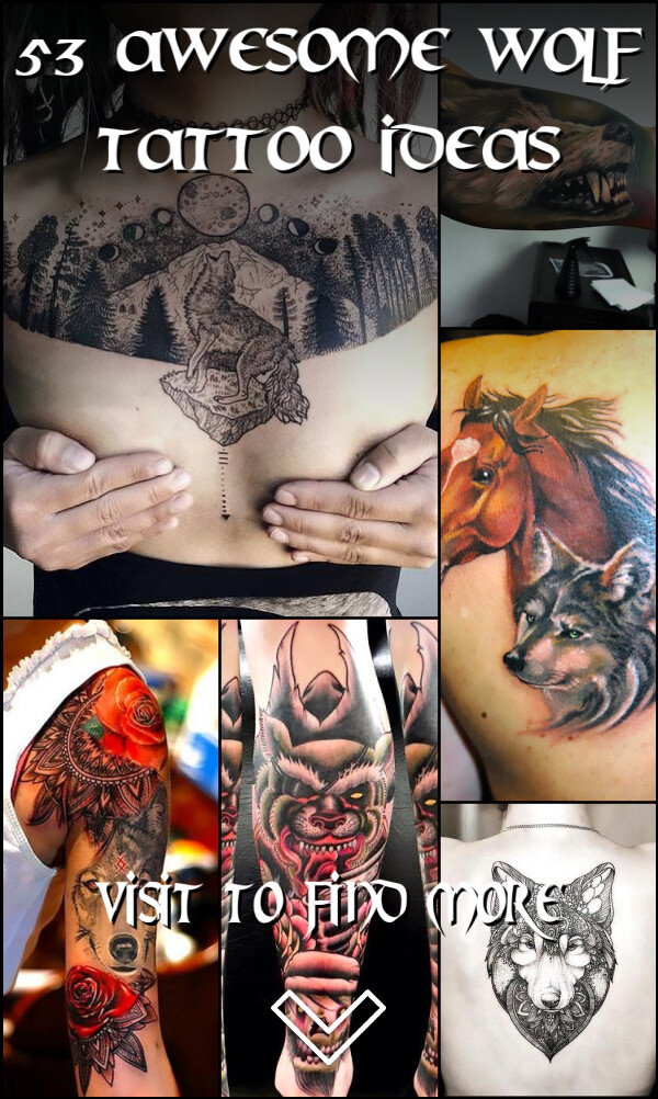 53 Awesome Wolf Tattoo Ideas