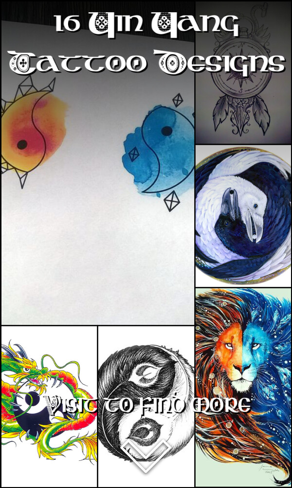 16 Yin Yang Tattoo Designs