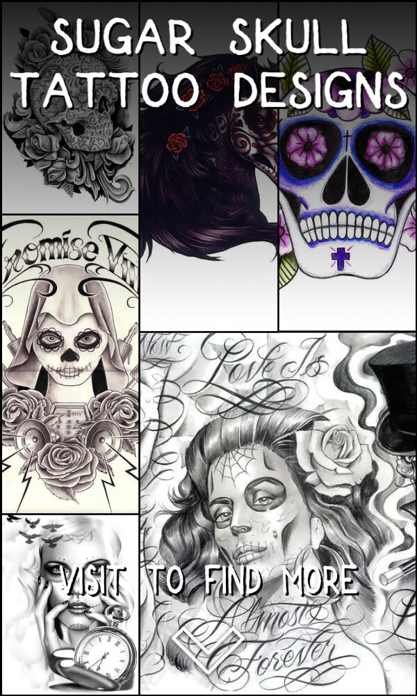 13 Sugar Skull Tattoo Designs