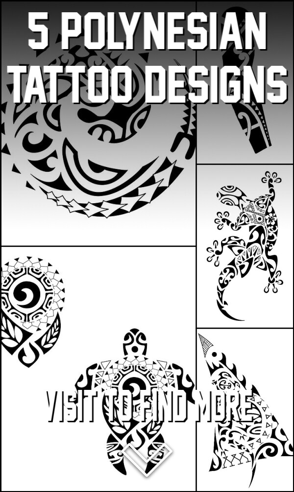 5 Polynesian Tattoo Designs