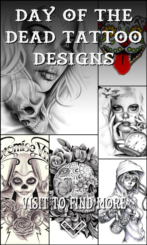 10 Day of the Dead Tattoo Designs
