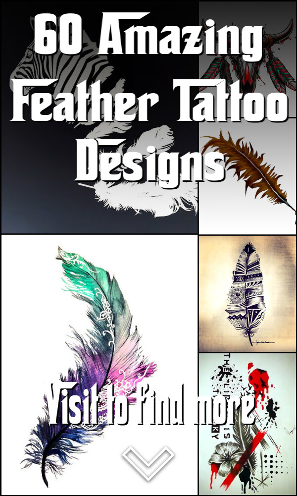 60 Amazing Feather Tattoo Designs