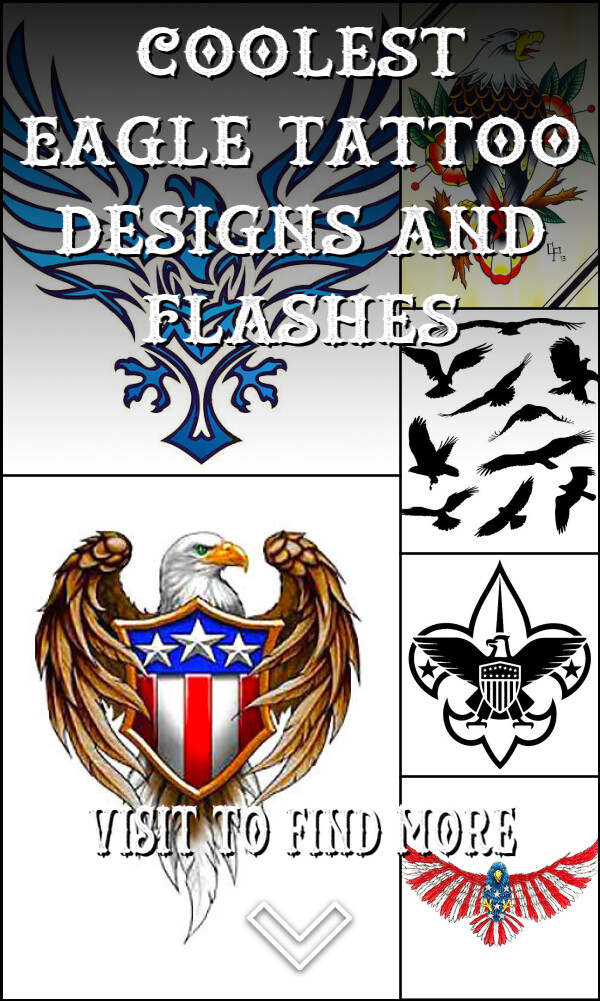 41 Coolest Eagle Tattoo Designs and Flashes
