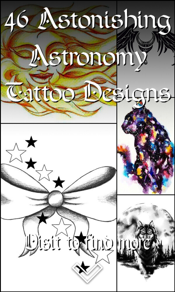 46 Astonishing Astronomy Tattoo Designs