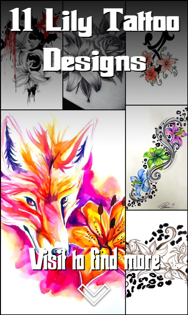 11 Lily Tattoo Designs