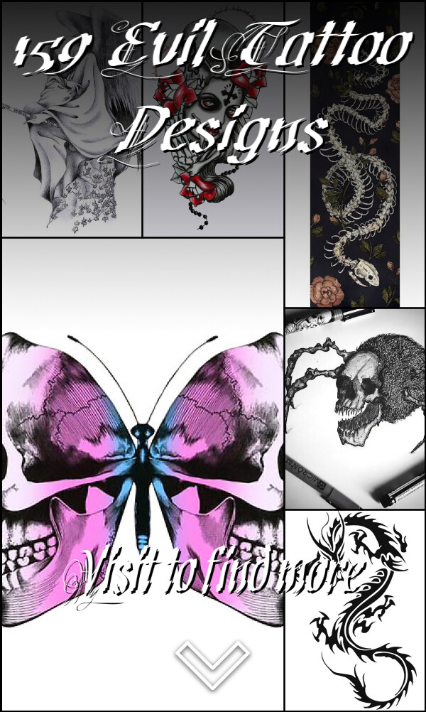 159 Evil Tattoo Designs
